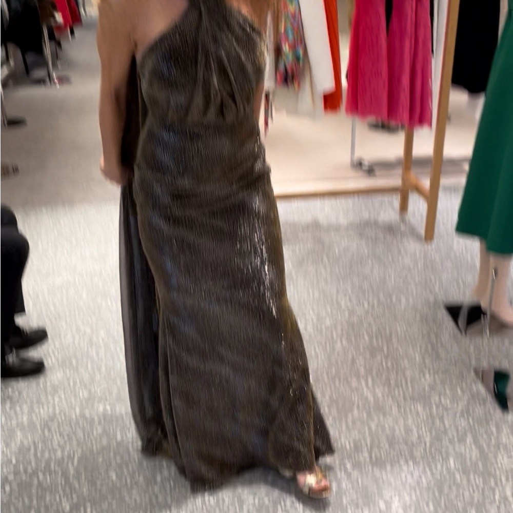 Elegant One Shoulder Sequin Dress